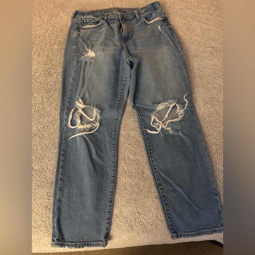 Old Navy Light Blue O.G. Straight Jeans